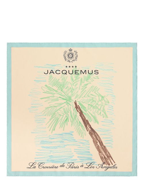 Le Bandana Palmier Silk Foulard