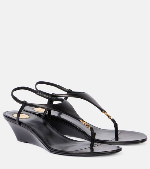 Cassandre 40 leather wedges