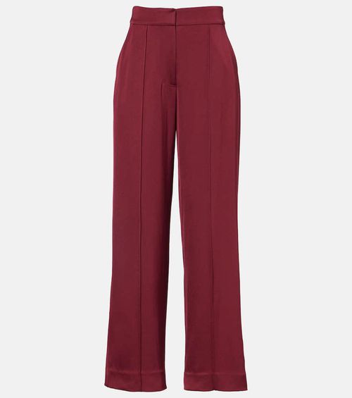 Kyra satin wide-leg pants
