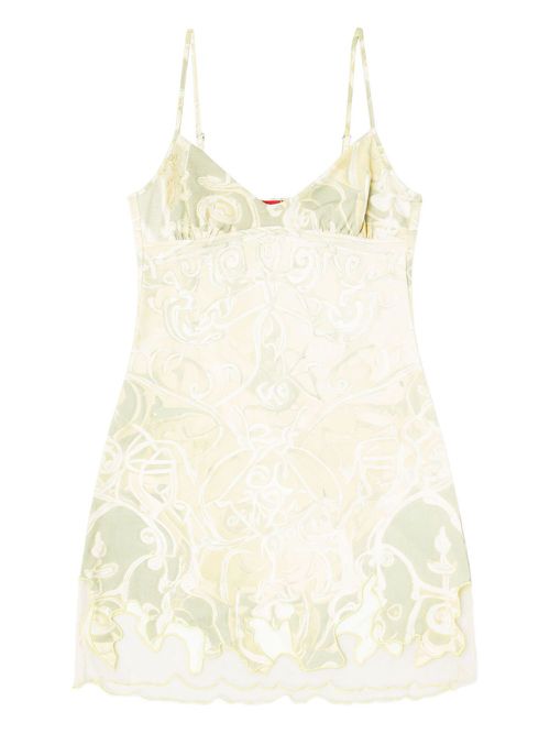Diesel D-Inlay mini dress - Neutrals