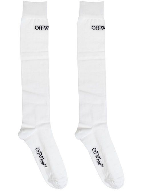 Logo-jacquard socks