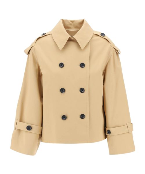 Alisandra double-breasted trench jacket