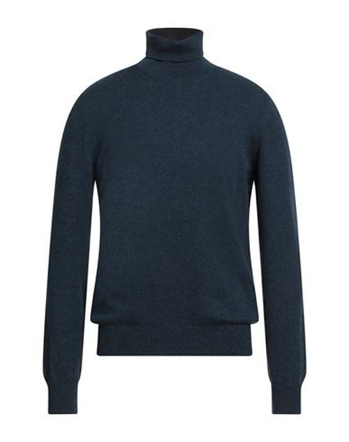 Man Turtleneck Deep teal Size 40 Virgin Wool, Viscose, Cashmere