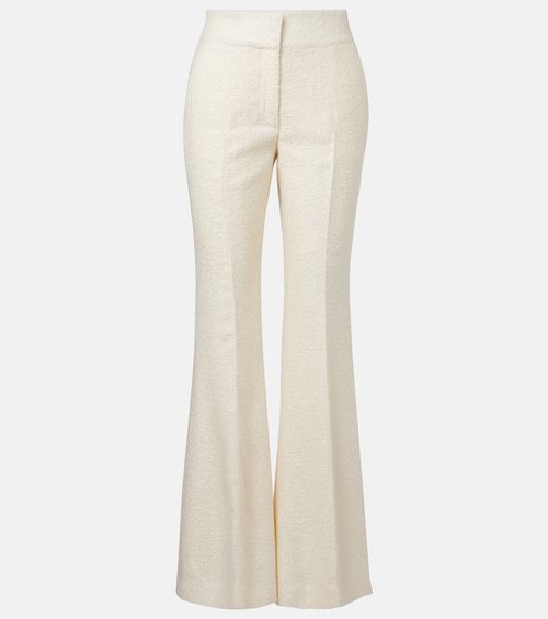 Rhein flared silk pants