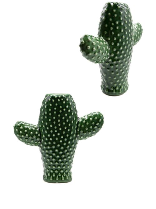 Ceramic cactus vase set - Green