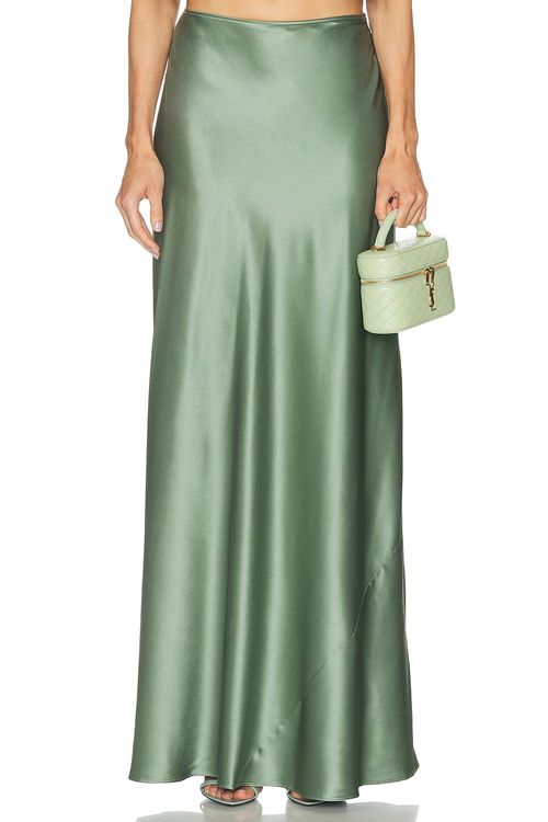 HEIRLOME Perla Skirt in Eucalyptus - Sage. 0 also