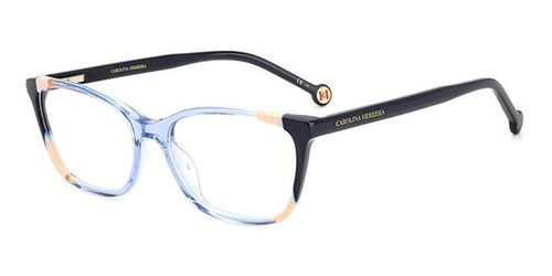 Carolina Herrera HER 0124 1ZN Women’s Eyeglasses Blue Size 54 - Blue Light Block Available