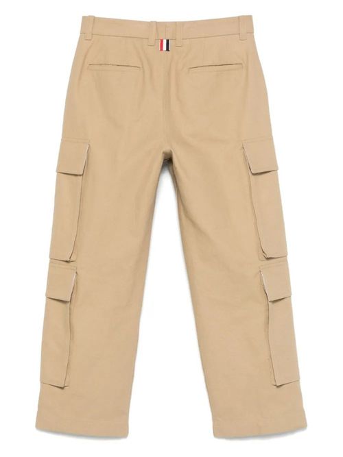 Beige Utility Chino Cargo Trouser