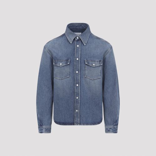 Couture Seam Shirt in Shadow Washed Denim
