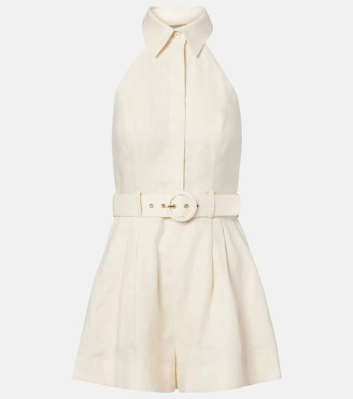 Awaken halterneck linen romper