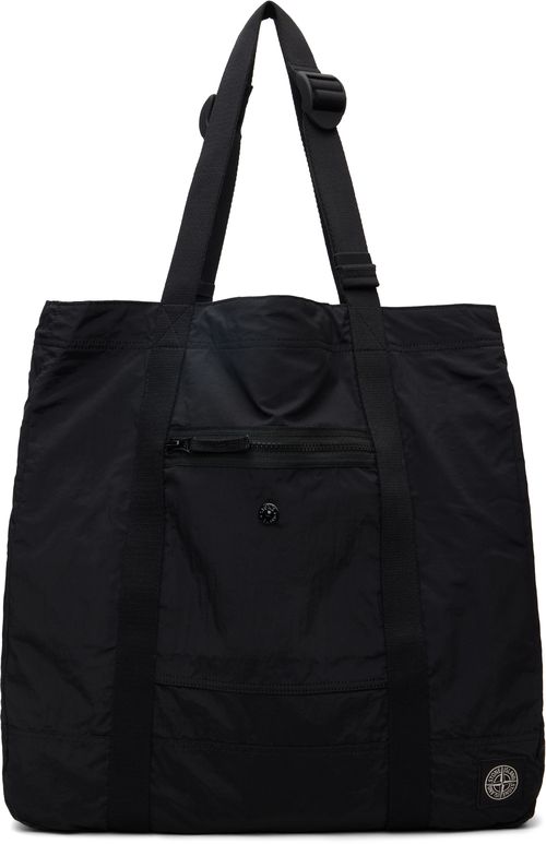 Black 9200012 Coated Nylon Metal ECONYL Tote