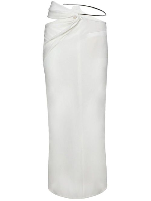 New Age cut-out skirt - White
