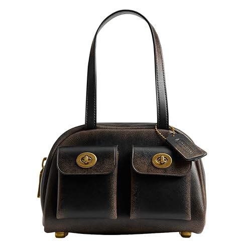 Coach Twin Turnlock Bag 20 in Loved Leather