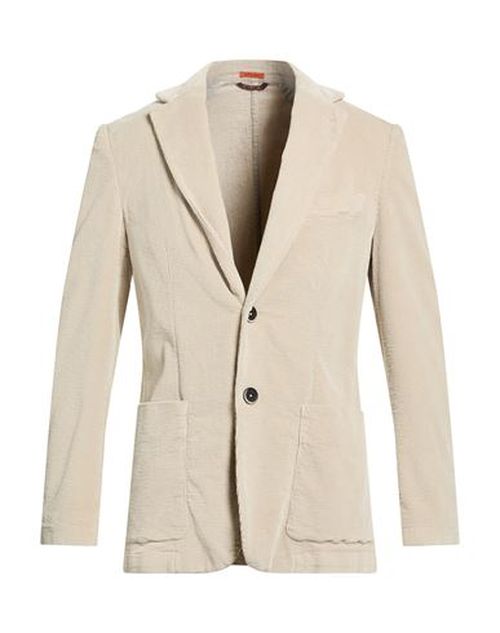 Man Blazer Light grey Size 36 Cotton, Rayon, Elastane