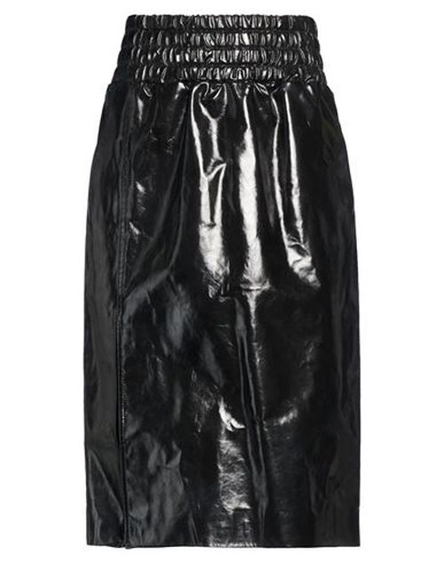 Woman Midi skirt Black Size 2 Calfskin