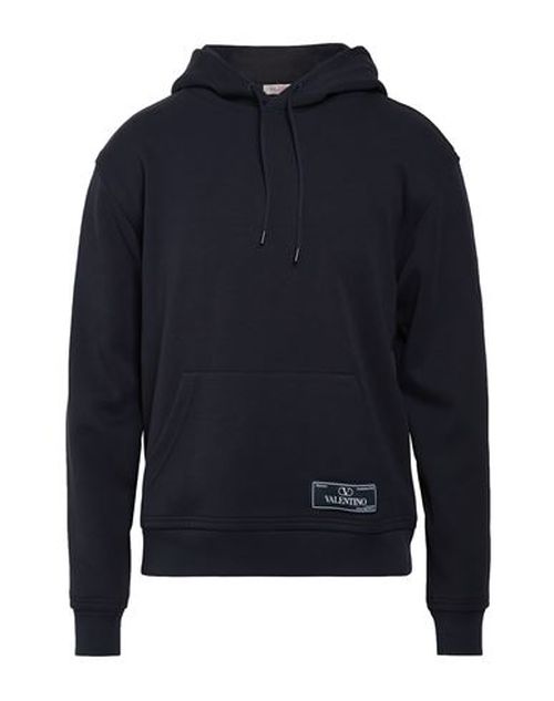 Man Sweatshirt Navy Size M Cotton, Polyester