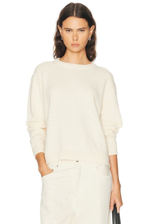 Suzie Kondi Kismet Crewneck Sweater in Crea