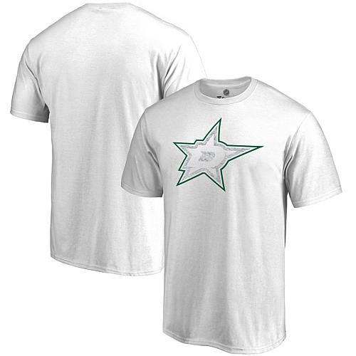 Men's White Dallas Stars Whiteout T-Shirt - Size Small