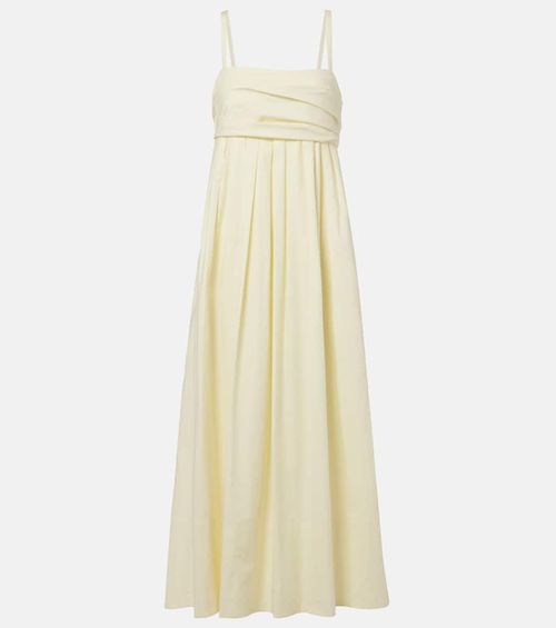 Claudine poplin midi dress