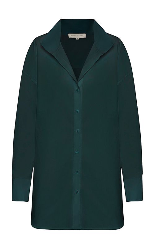 Un Tej Oversized Printed Cotton-Poplin Shirt - Moda Operandi