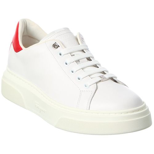 Salvatore Ferragamo Cassandra Leather Sneaker