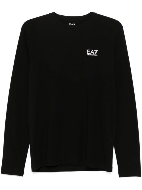Logo-print T-shirt - Black