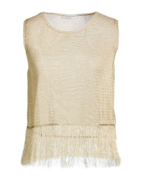 Woman Top Sand Size 6 Viscose, Metallic fiber