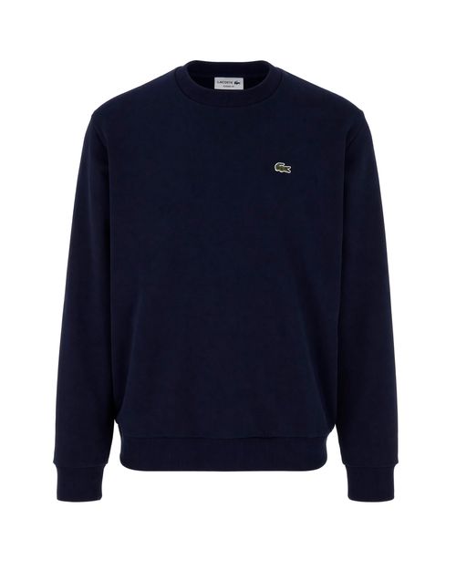 Organic Cotton Blend Sweatshirt — Navy
