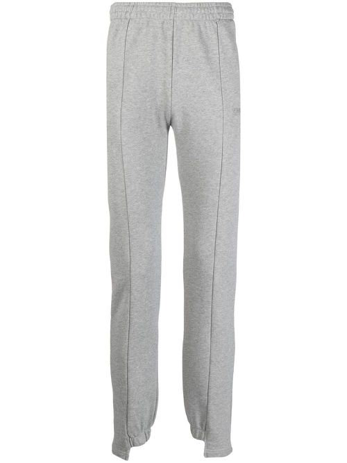 Slim-cut track pants - Grey