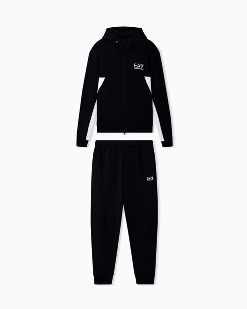 Summer Block pure cotton tracksuit with hood