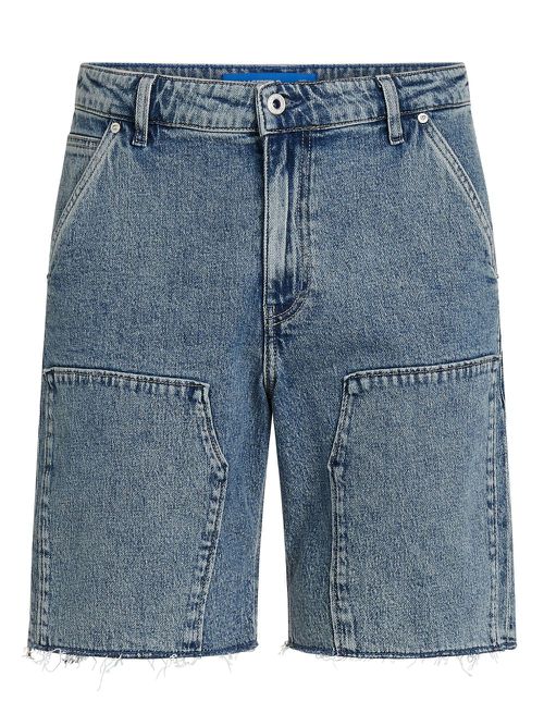 Karl Lagerfeld Jeans raw-cut shorts - Blue
