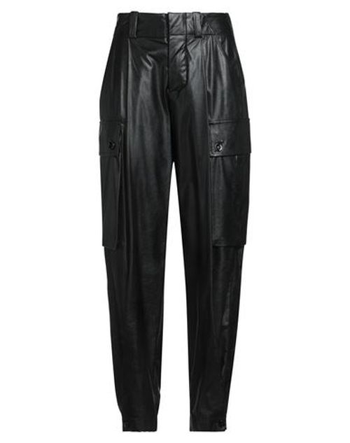 Woman Pants Black Size 4 Polyurethane, Viscose