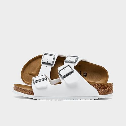 Little Kids Arizona Birkibuc Sandals in White