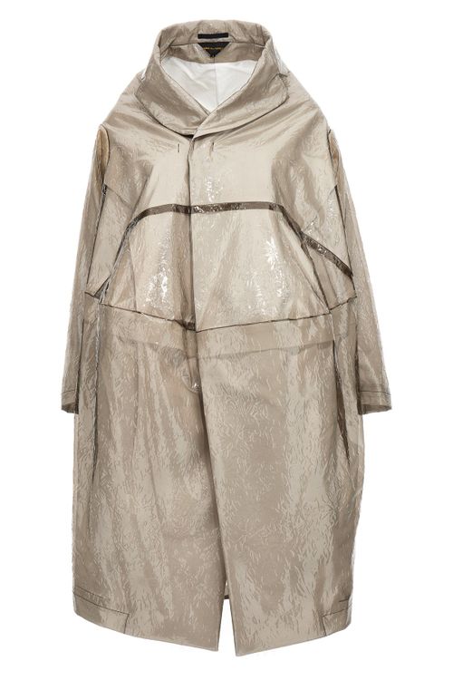Oversize Texture Trench Coat