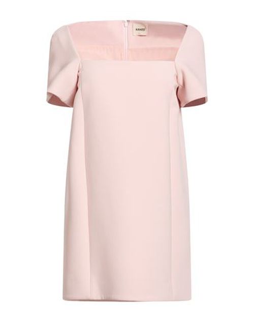 Woman Mini dress Light pink Size 2 Viscose, Virgin Wool