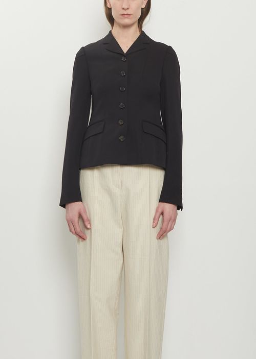 Dries Van Noten Belia Wool Jacket Black