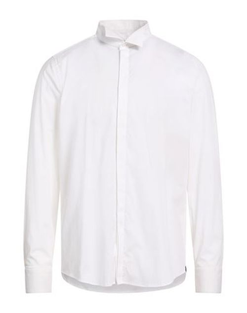 Man Shirt White Size 15 ¾ Cotton, Elastane