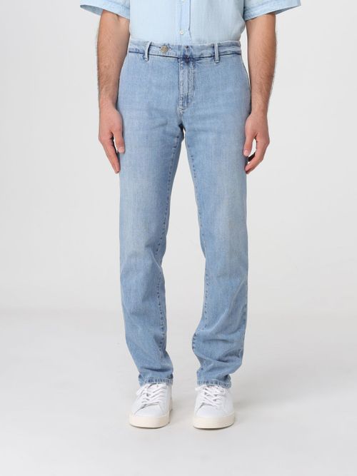 Pants Men color Blue