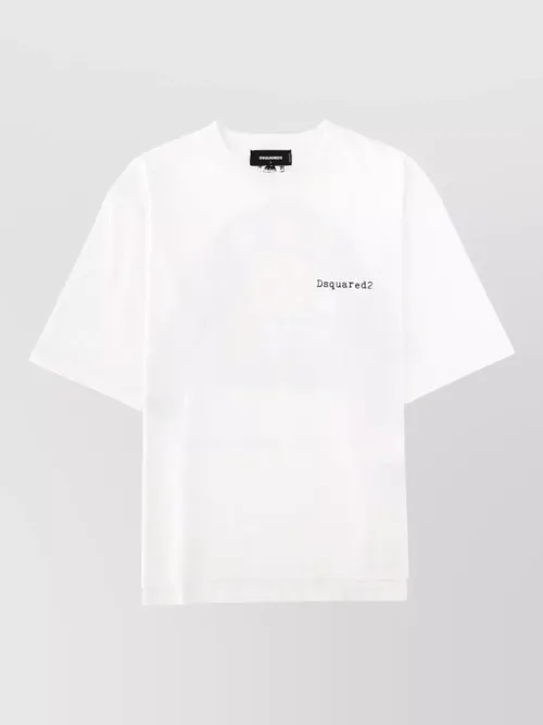 Dsquared2 - crew neck graphic print short sleeve shirt