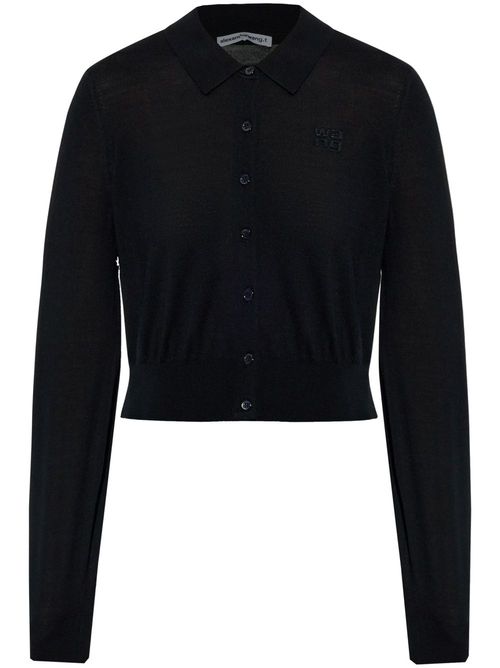 Wool cardigan - Black