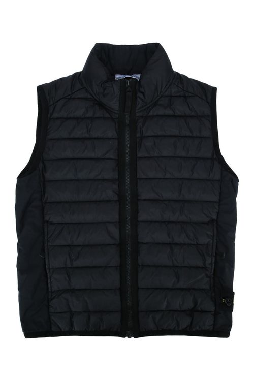 Kids Navy Blue Solid Jacket