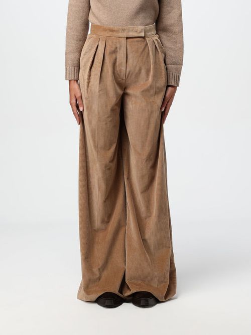 Pants Woman color Camel