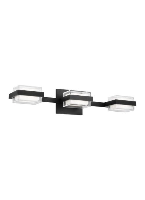Nightshade Black LED Bath Vanity from the Kamden Collection