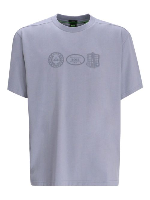 Emed-logo cotton T-shirt - Grey