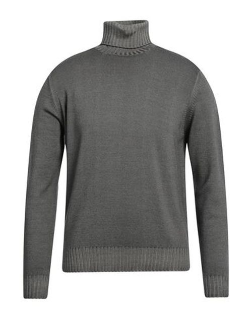 Man Turtleneck Grey Size 40 Merino Wool