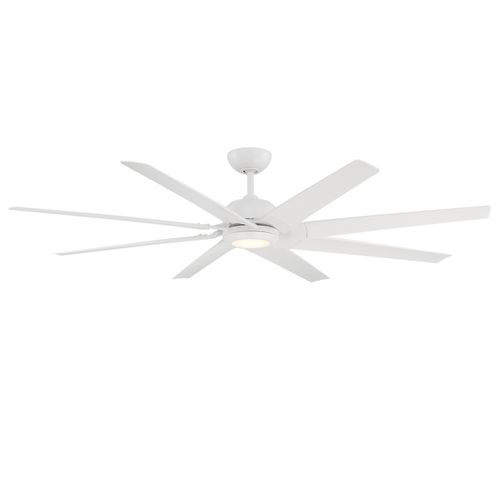 Matte White 70" Ceiling Fan from the Roboto Xl Collection