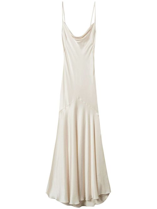 Satin-weave dress - Neutrals