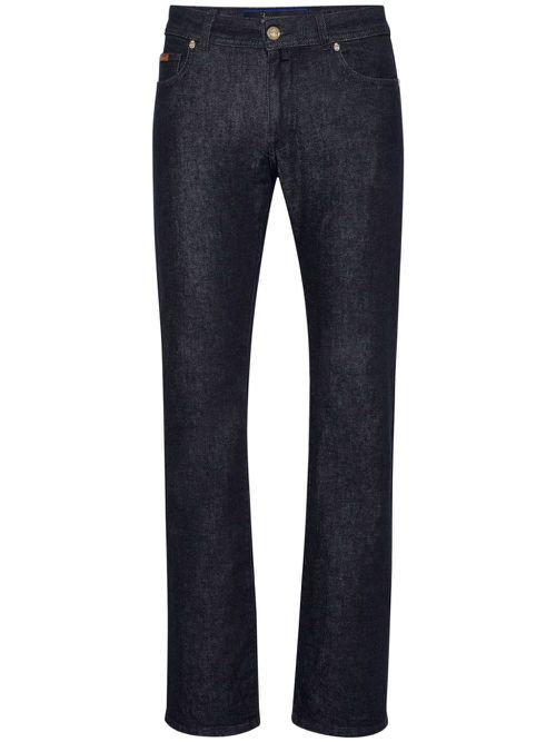 Logo-appliqué regular-fit jeans - Blue