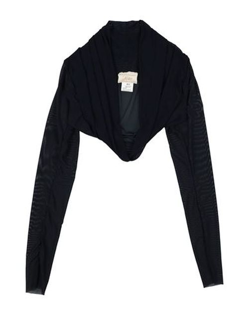 Kid Girl Wrap cardigans Midnight blue Size 12 Polyamide, Elastane