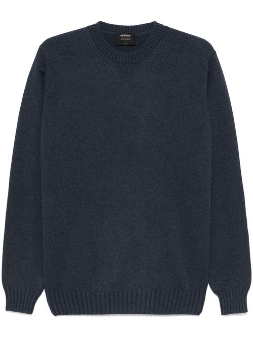 Ribbed-knit sweater - Blue